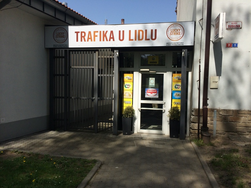 Trafika u Lidlu